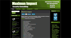 Desktop Screenshot of maximusimpact.com